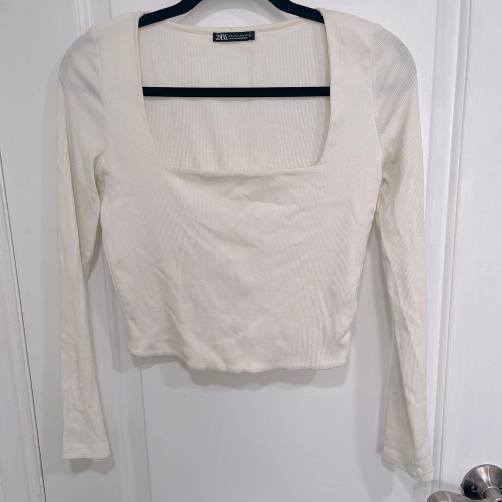 ZARA Square Neck Top